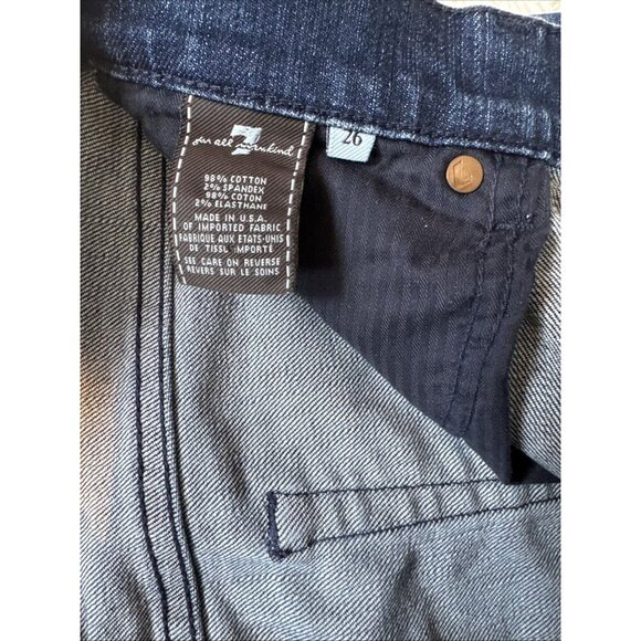 7 FOR ALL MANKIND Women's High Waisted Roxanne Jeans Sz 26 medium wash - Picture 8 of 8